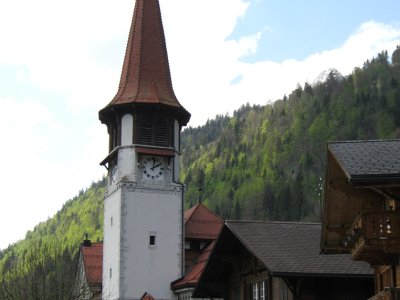 La nouvelle église de Jaun