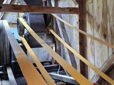 L'intérieur de la malaxeuse
