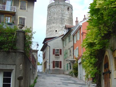 L'arrivée sur l'esplanade du château