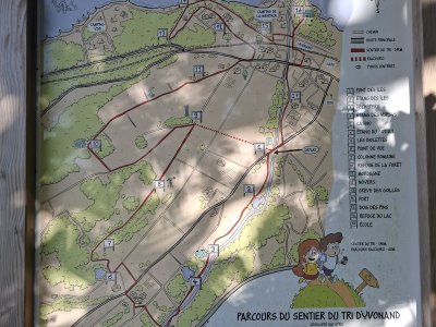 Le plan du parcours