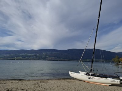 La plage d'Yvonand