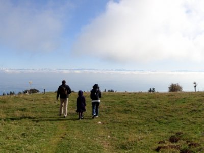 Agréable balade en famille