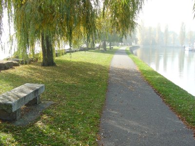 La jetée du port  d'Auvernier