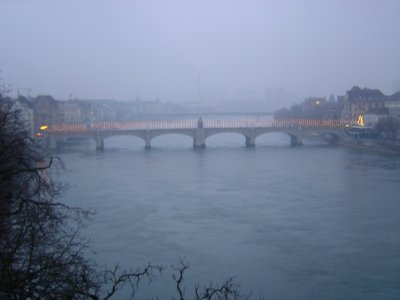 Vue sur le Mittelbrück, depuis l'esplanade de la cathédrale