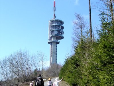 L'arrivée à la tour du Gibloux