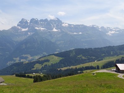 Les Dents du Midi, depuis la Foilleuse