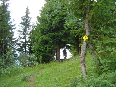 Le début de la descente