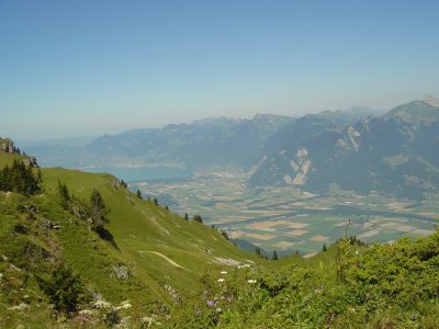 Vue sur le Lac Léman, depuis la Pointe des Ombrieux