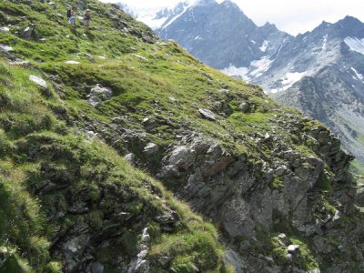 Le sentier pour la cabane