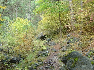 En descendant, peu après avoir rejoint la rivière