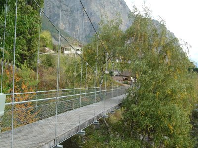 Le pont suspendu