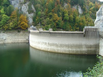Le barrage du Châtelot