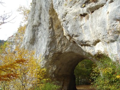 Sous la Grande Beuge, juste avant d'arriver au parking