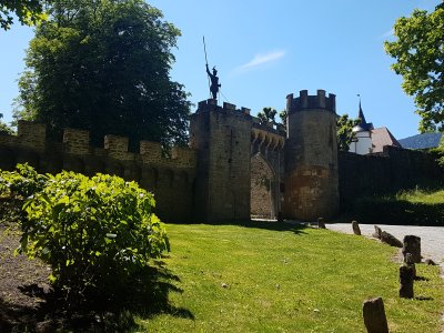 L'entrée du château