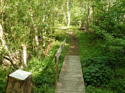 Entrée des sentiers