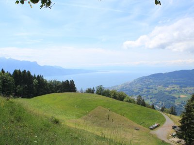 Juste au-dessus de Pré Cagnard
