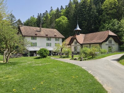 L'auberge de la Truite, à Champ-du-Moulin