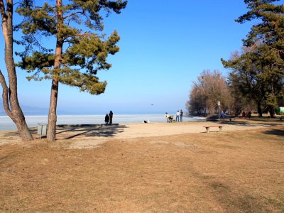 La plage d'Yverdon