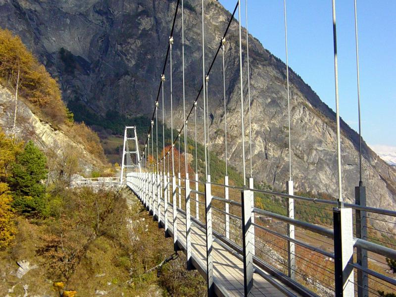 Passerelle à Farinet