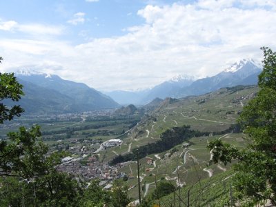 vue en direction de Sion