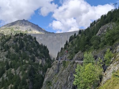 Le barrage d'Emosson