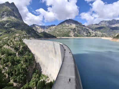 Le barrage d'Emosson
