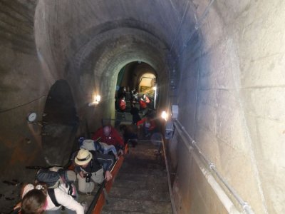 Visite à l'intérieur du barrage