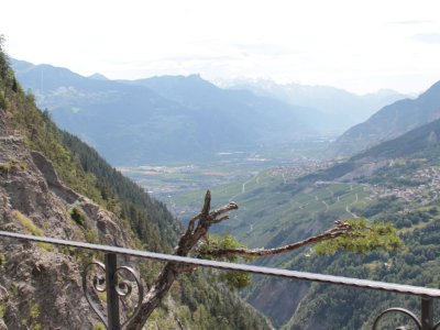 La vue depuis le sentier