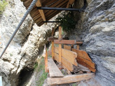 Une partie de l'ancien bisse