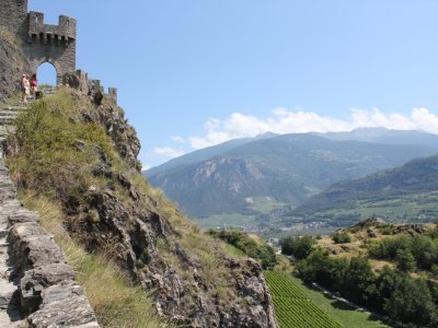 Pendant la montée à Tourbillon
