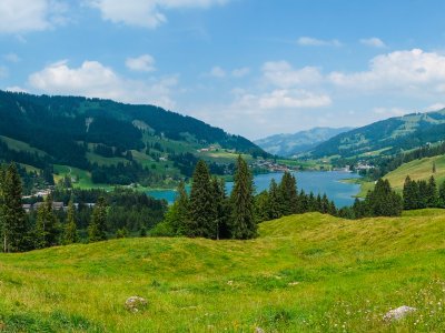 Dernière buvette d'alpage avant de rejoindre le lac