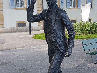 Homme bourgeois à Neuchâtel, vers 1910