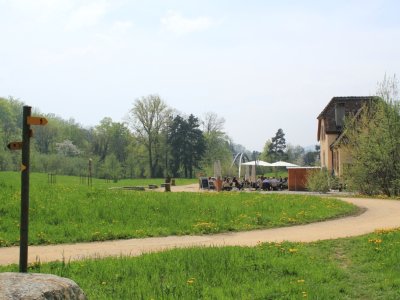 La crêperie et sa terrasse