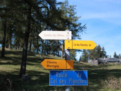 Panneau indicateur pédestre