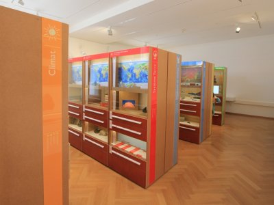 La salle dédiée aux minéraux