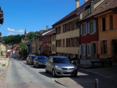 La Rue Louis-Favre, vue d'en haut