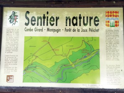 Plan du sentier nature