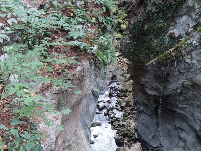 Pont enjambant les gorges