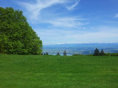 Au fond, le lac de Neuchâtel