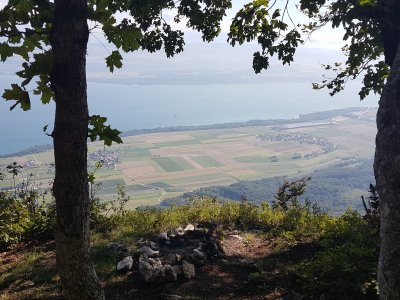 Magnifique vue depuis la place de pique-nique
