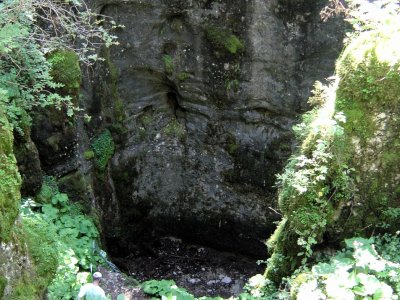 Le puits vu d'en haut