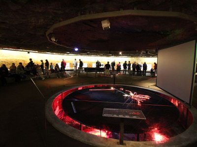 Première salle, avec présentation audio-visuelle