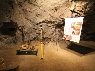 Objets exposés à l'intérieur des mines