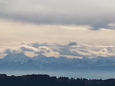 Les Alpes vue du sommet