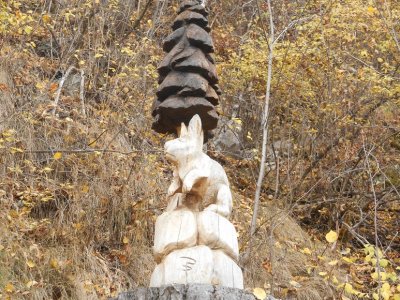 Sculpture en chemin