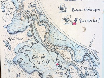 Plan du sentier
