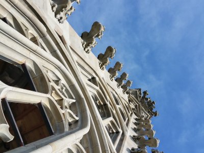 Le haut de la cathédrale