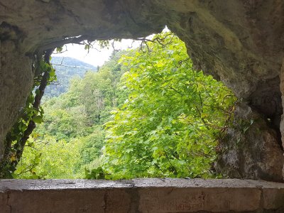 Depuis l'ermitage
