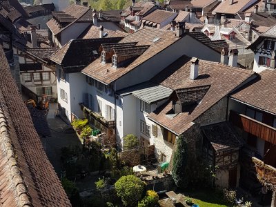 <p>Vue des remparts</p>