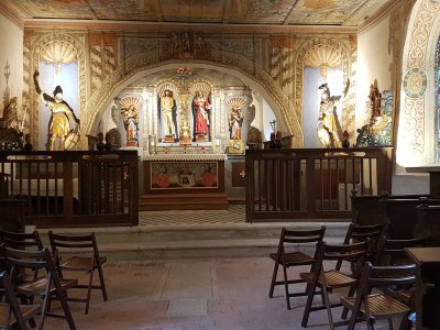<p>L'intérieur de la chapelle de St-Martin</p>